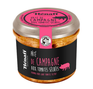 HENAFF - PATE DE CAMPAGNE A LA TOMATE SECHE 90G