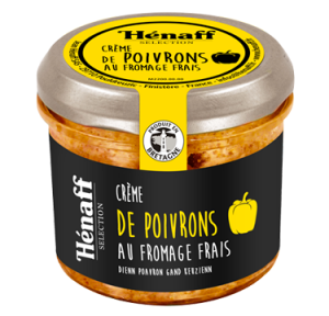 HENAFF - CREME DE POIVRON AU FROMAGE FRAIS 90G