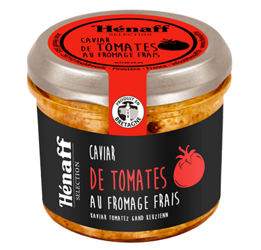 HENAFF - CAVIAR DE TOMATE AU FROMAGE FRAIS 90G