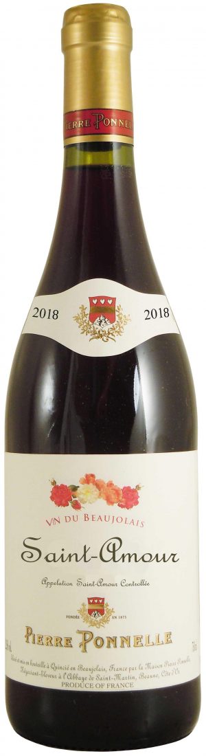SAINT AMOUR ROUGE PIERRE PONNELLE 2018 75CL