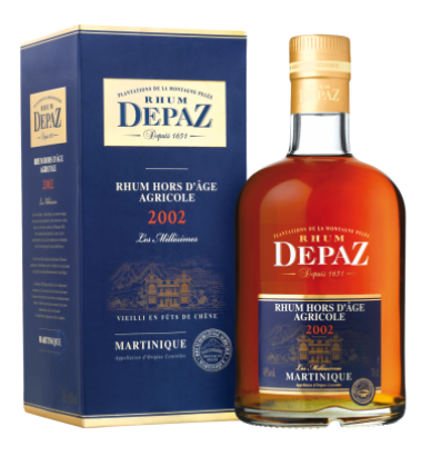 DEPAZ RHUM HORS D'ÂGE 2002 45° 70CL