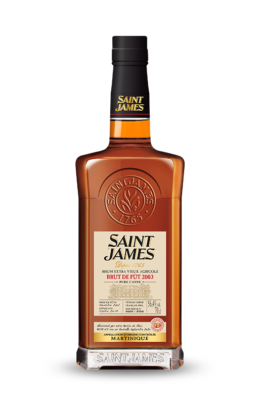 ST JAMES BRUT DE FUT 2003 70CL 56,4°RHUM