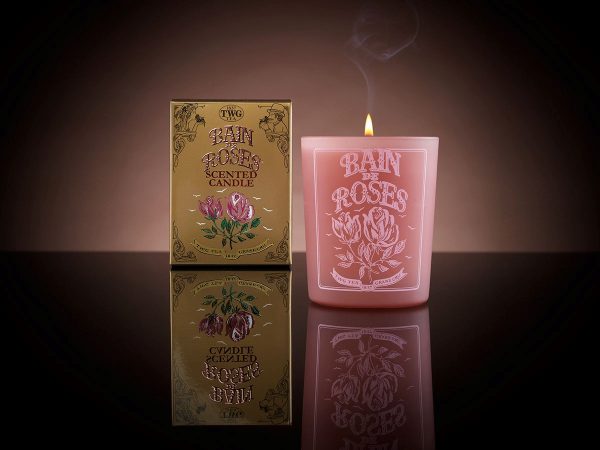TWG BOUGIE BAIN DE ROSES 190G