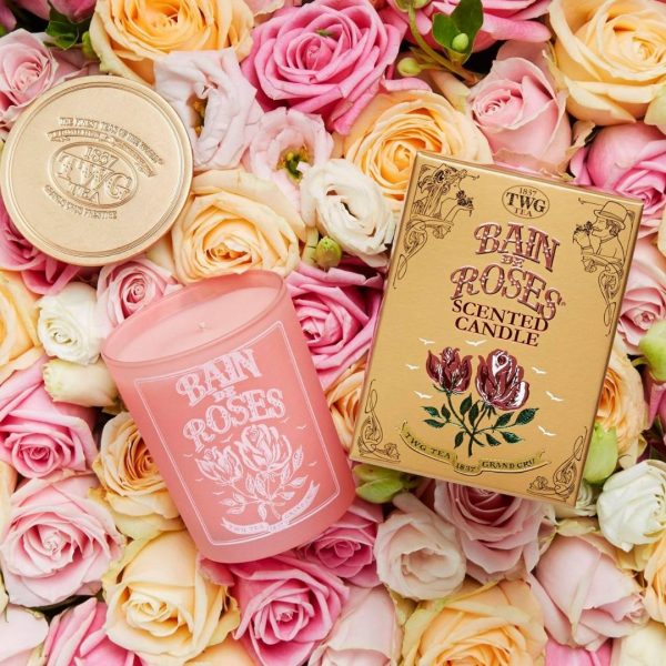 TWG BOUGIE BAIN DE ROSES 190G – Image 2