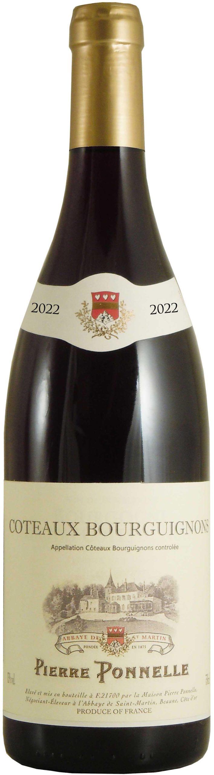 COTEAUX BOURGUIGNONS PONNELLE 75CL